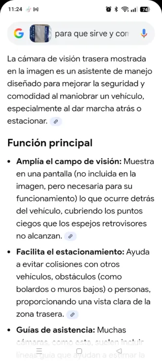 Cámara Marcha Atrás Coche Nueva