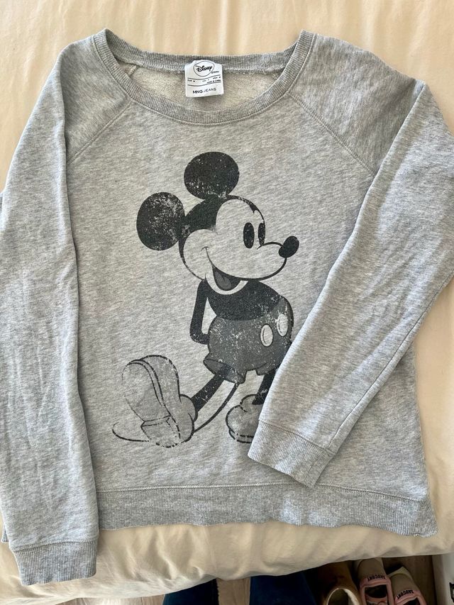 Sudadera Disney Mickey Mouse Gris Talla M