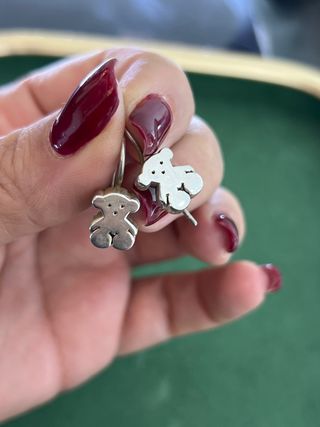Pendientes Oso Tous Plata