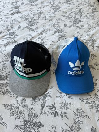 Lote 2 Gorras Adidas y Polinesia