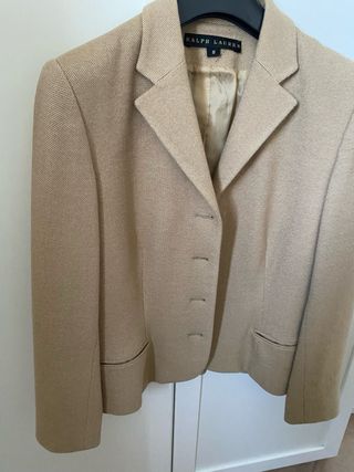 Completo Ralph Lauren giacca e gonna beige