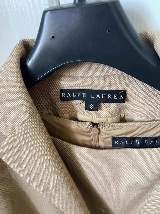 Completo Ralph Lauren giacca e gonna beige