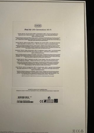 iPad Air 11 4ª Gen (Azul Cielo) + lápiz y teclado