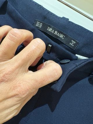 Pantalón de vestir azul