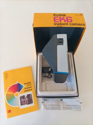 FUNCIONA Cámara Kodak EK6 Instantánea vintage