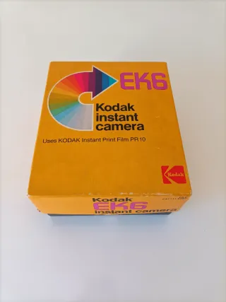 FUNCIONA Cámara Kodak EK6 Instantánea vintage