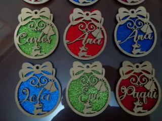 Bolas Navideñas Personalizadas