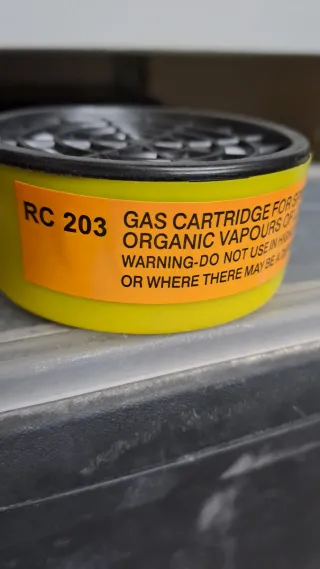 4 Filtri ricambio maschera antigas diam. 7cm