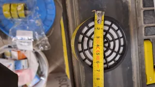 4 Filtri ricambio maschera antigas diam. 7cm