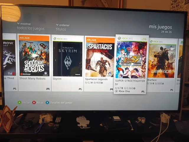 Xbox 360 250GB juegos instalados, dos mandos, HDMI