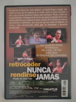 Retroceder nunca, rendirse jamás dvd (karate Tiger