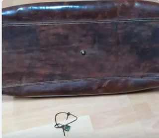 Bolso de viaje vintage de cuero