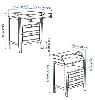 Cambiador infantil Ikea SUNDVIK