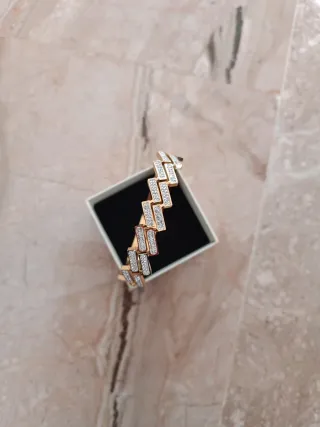 Pulsera Acero Inoxidable Zigzag