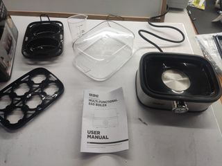 YASHE Cocedor de Huevos, 400 W Cocedor 6 huevos.