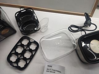 YASHE Cocedor de Huevos, 400 W Cocedor 6 huevos.