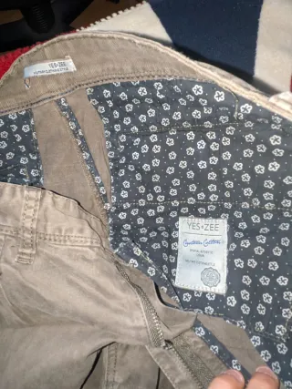 Yes Zee Jeans Militari Verde Oliva