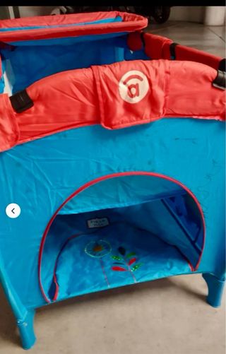 Cuna de viaje con cambiador