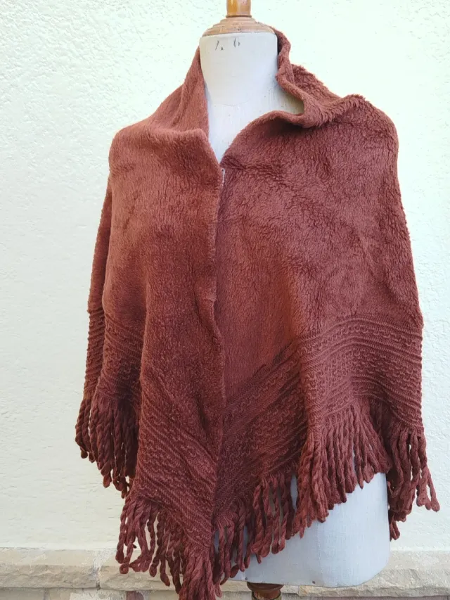 Mantón de lana 3 puntas