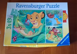 3 Puzzles Ravensburger El Rey León