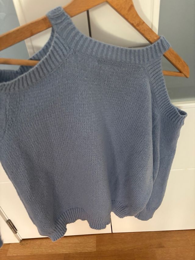 Jersey SHEIN Celeste Hombros