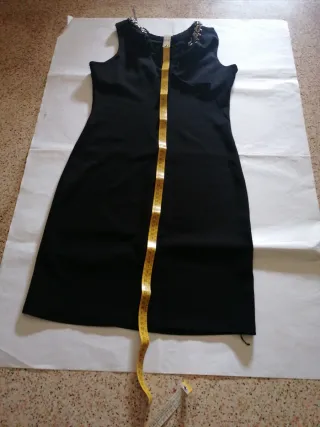 Vestito nero tubino donna taglia M
