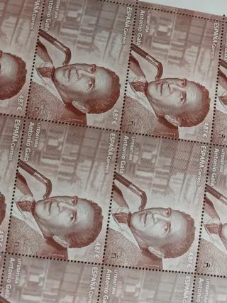 EDICIÓN ÚNICA. 16 Sellos Antonio Gala