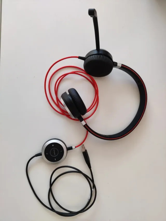 Auriculares Jabra USB con micrófono