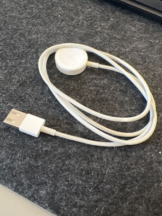 Cargador Apple Watch USB Blanco