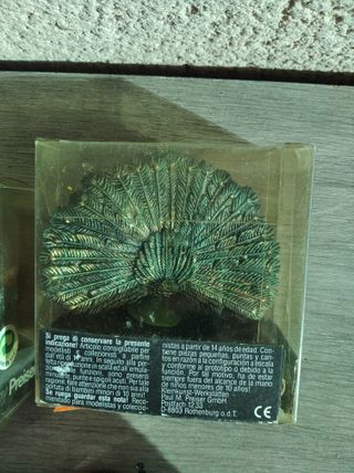 Figuras realistas pavos y pavo real Belén