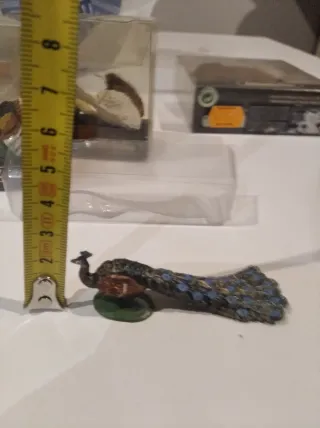 Figuras realistas pavos y pavo real Belén