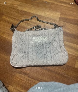 Borsa Saint Barth Beige/Rosa