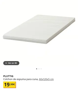 Cuna IKEA SNIGLAR Madera Natural