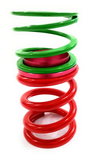 Doble centrador muelles competición