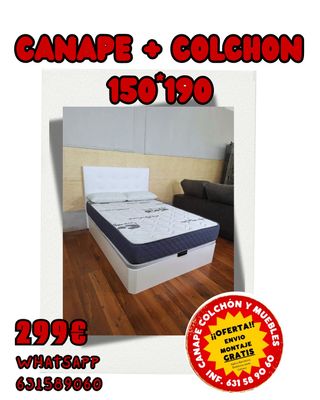Canapé + Colchón 150x190