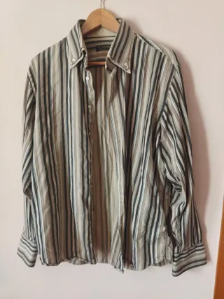 Camicia uomo Casino vintage righe L