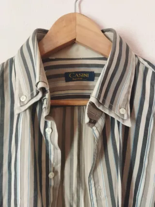 Camicia uomo Casino vintage righe L