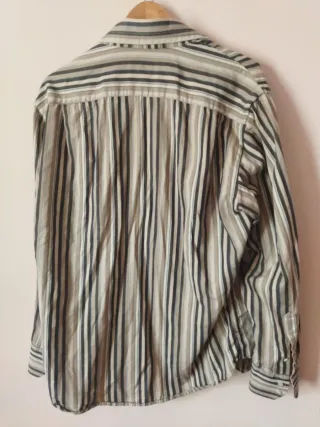 Camicia uomo Casino vintage righe L