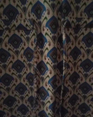 Vestido de invierno estampado