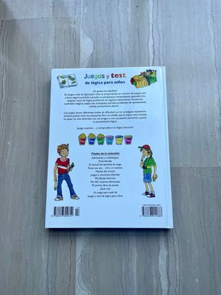 Libro Juegos y test de lógica para niños