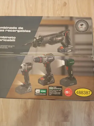 Parkside 20V Set Combinado Herramientas