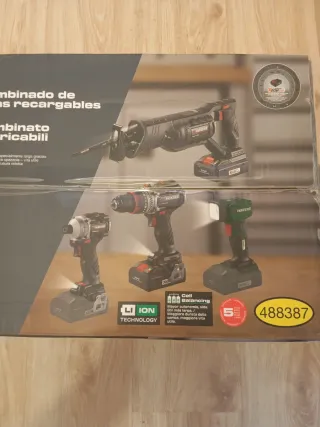 Parkside 20V Set Combinado Herramientas