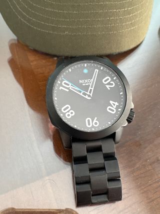 Reloj Nixon Negro y Verde Militar