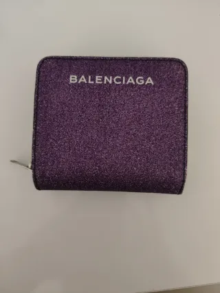 Monedero Balenciaga Morado Original
