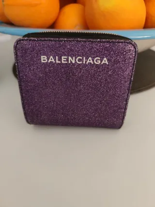 Monedero Balenciaga Morado Original