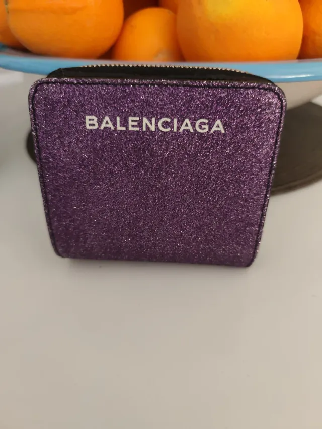 Carteira Balenciaga Lilás Original