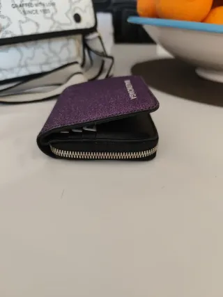 Monedero Balenciaga Morado Original