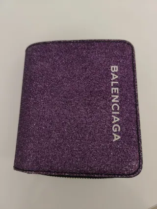 Monedero Balenciaga Morado Original