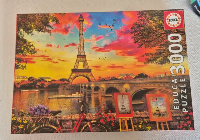 Puzzle Educa 3000 Piezas Torre Eiffel. Sin abrir