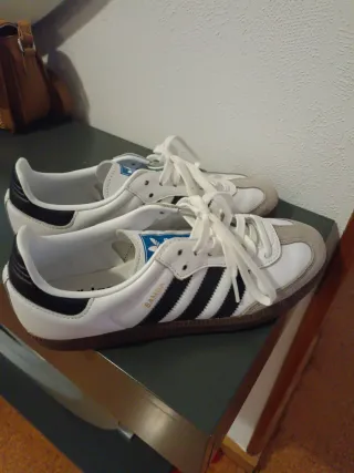 Adidas Samba Zapatillas Blancas y Negras
